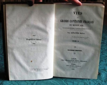 Vies des Grands Capitaines Français du Moyen-Age. Tome 2.. MAZAS Alexandre