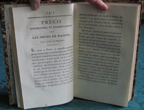 Aperçu des résultats obtenus de la fabrication des sirops et des conserves de raisins - Édition originale.. PARMENTIER Antoine Augustin