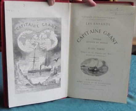 Les Enfants du Capitaine Grant. Voyage autour du Monde. (Bannière bleue). VERNE Jules