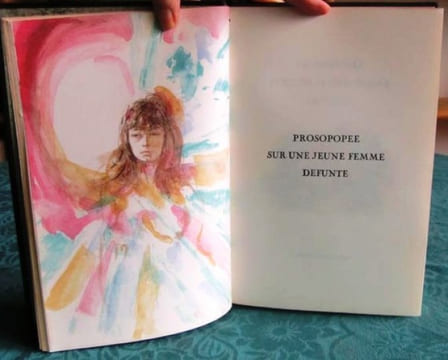 Prosopopée sur une jeune femme défunte - Édition originale.. SAINT-JAMES Arthur