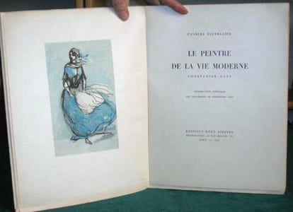 Le Peintre de la vie moderne Constantin Guys.
