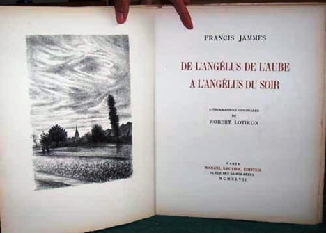 De l'Angélus de l'aube à l'Angélus du soir.. JAMMES Francis
