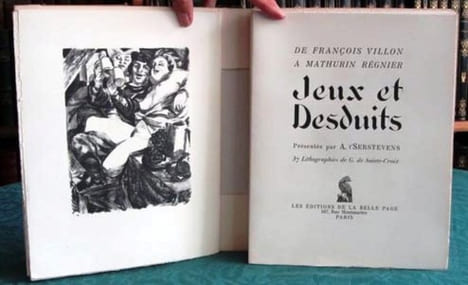 Jeux et Desduits. De François Villon à Mathurin Régnier.. T'SERSTEVENS Albert