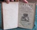 Tacite avec des Notes historiques et politiques. 2 volumes.. TACITE (Publius Cornelius Tacitus)