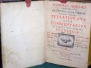 Cornelii Iansenii Leerdamensis, S.T.D. et Prof. Lovaniensis, Episcopi Iprensis, Tetrateuchus, sive Commentarius in Sancta iesv Christi Evangelia.. ...