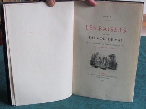 Les Baisers. Le Mois de Mai Poëme. Imitations de plusieurs Poètes Latins.. DORAT Claude Joseph