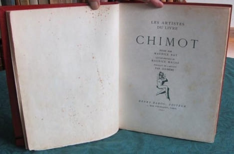 Les Artistes du Livre - Chimot - Édition originale sur Japon nacré.. RAT Maurice - MAGRE Maurice