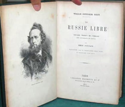 La Russie libre.. HEPWORTH DIXON William