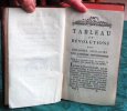 Tableau et Révolutions des Colonies angloises dans l'Amérique septentrionale.. RAYNAL Guillaume-Thomas