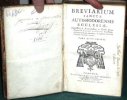 Breviarium Sanctae Autissiodorensis Ecclesiae. Pars Autumnalis. (Bréviaire). CAYLUS (Charles Daniel Gabriel de Thubières de Caylus)