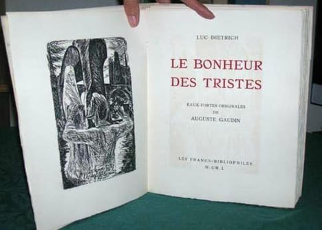 Le Bonheur des tristes.. DIETRICH (Raoul-Jacques Dietrich dit Luc Dietrich)