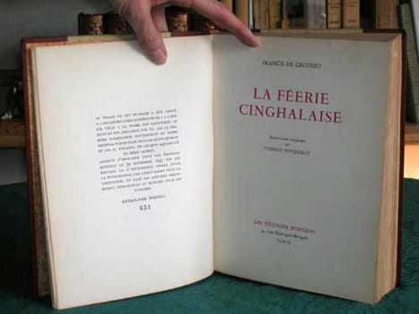 La Féerie Cinghalaise.. CROISSET Francis de