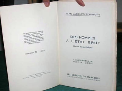 Des hommes à l'état brut. Contes humoristiques - Édition originale.