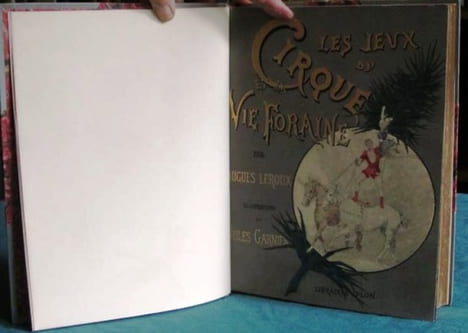Les jeux du cirque et la vie foraine - Édition originale.. LE ROUX Hugues