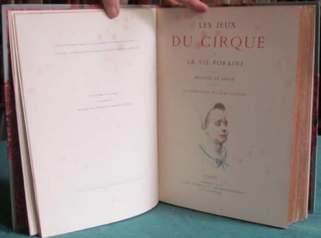 Les jeux du cirque et la vie foraine - Édition originale.. LE ROUX Hugues