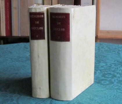 Mémoires secrets sur les règnes de Louis XIV et de Louis XV. 2 volumes.. DUCLOS Charles Pinot