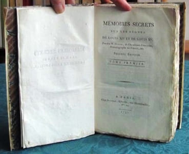 Mémoires secrets sur les règnes de Louis XIV et de Louis XV. 2 volumes.