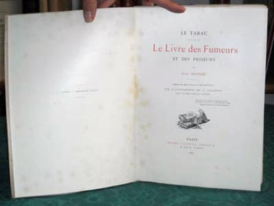 Le Tabac. Le Livre des Fumeurs et des Priseurs - Édition originale.