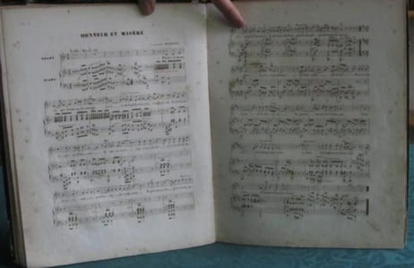 Album de Frédéric Bérat 1842. (Partitions)