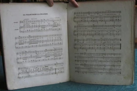 Album de Frédéric Bérat 1842. (Partitions). BERAT Frédéric