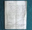 Lettre Autographe Signée de Michel Le Tellier. (1 LAS) à Besons en 1670.. LE TELLIER Michel