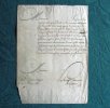 Lettre Autographe Signée de Hugues de Lionne. (1 LAS) en 1667.. LIONNE Hugues de