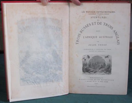 Aventures de trois Russes et de trois Anglais dans l'Afrique australe. (aux initiales JV-JH).. VERNE Jules