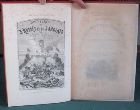 Aventures de trois Russes et de trois Anglais dans l'Afrique australe. (aux initiales JV-JH).. VERNE Jules