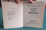 Aspects de la Biographie - Édition originale.. MAUROIS André