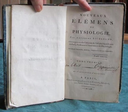 Nouveaux Élémens de Physiologie. 2 volumes.. RICHERAND Anthelme Balthasar