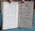 Nouveaux Élémens de Physiologie. 2 volumes.. RICHERAND Anthelme Balthasar