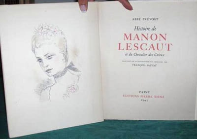 Histoire de Manon Lescaut et du Chevalier des Grieux.