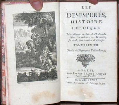 Les Désespérés, Histoire héroïque.. MARINI Jean-Ambroise