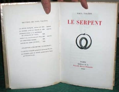 Le Serpent - Édition originale.