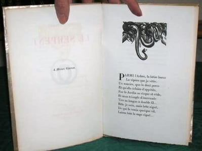 Le Serpent - Édition originale.