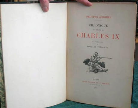 Chronique du Règne de Charles IX.. MERIMEE Prosper