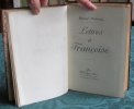 Lettres à Françoise - Édition originale.. PREVOST Marcel