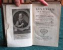 Les Essais de Michel, Seigneur de Montaigne. 3 volumes.. MONTAIGNE Michel de