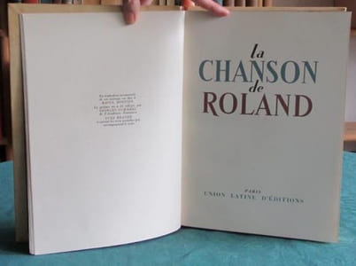 La Chanson de Roland.