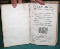 Cérémonial des Sacrements de Confession, Communion, et Extrême-Onction.
