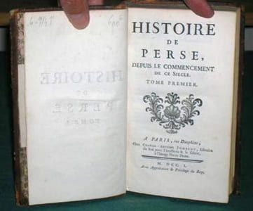 Histoire de Perse, depuis le commencement de ce Siècle. 3 volumes - Édition originale.