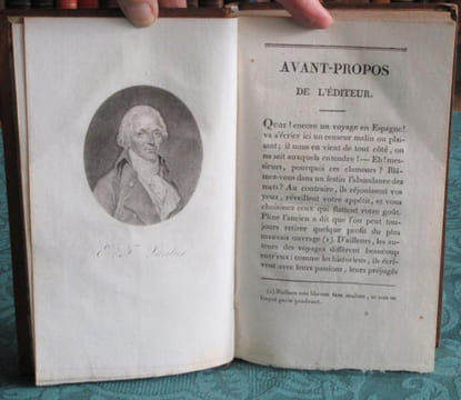 Voyage en Espagne du Chevalier Saint-Gervais, Officier français, et les divers évènements de son voyage. 2 volumes.. LANTIER Etienne Francois de