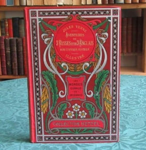 Aventures de trois Russes et de trois Anglais dans l'Afrique Australe. (Feuilles d'Acanthe, rouge)