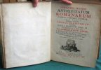 Antiquitatum Romanarum corpus absolutissimum.. ROSZFELD Johann (ROSINI Iohannis) - DEMPSTERI Thomae