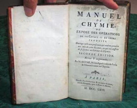 Manuel de Chymie, ou Exposé des Opérations de la Chymie et de leurs Produits.. BAUMÉ Antoine