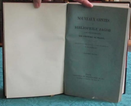 Nouveaux Contes du Bibliophile Jacob.. LACROIX Paul (Bibliophile Jacob)