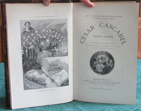 César Cascabel. Un billet de loterie - le numéro 9672 suivi de Frritt-Flacc.. VERNE Jules