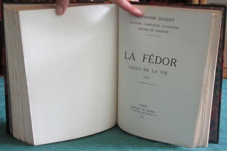 La Petite Paroisse 1895. Premier voyage premier mensonge 1900. La Fédor 1896.. DAUDET Alphonse
