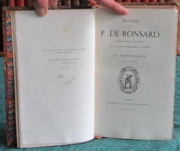 Oeuvres de Pierre de Ronsard, Gentilhomme Vandomois. Tome 2.
