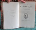 Oeuvres de Pierre de Ronsard, Gentilhomme Vandomois. Tome 2.. MARTY-LAVEAUX Charles
